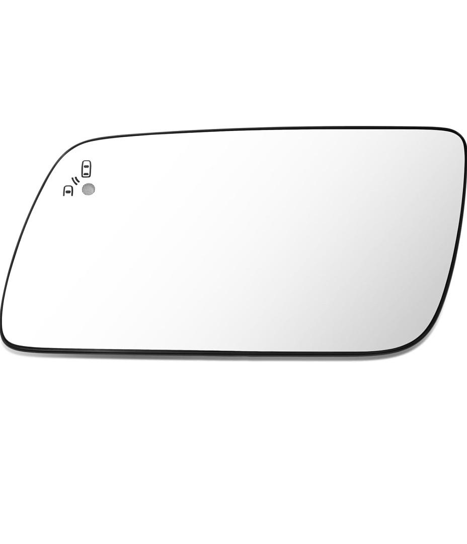 12-19 FORD FLEX FLAT SIDE MIRROR GLASS DRIVER LEFT COMPATIBLE WITH FORD FLEX 2012-2019, WITHOUT HEATED GLASS WITH BLIND SPOT