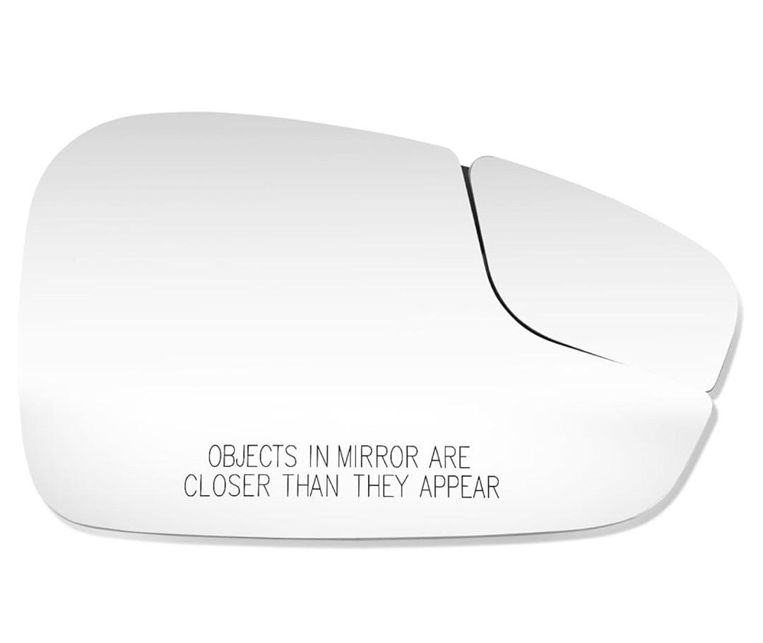 11-19 FORD FIESTA FLAT SIDE MIRROR GLASS PASSENGER RIGHT WITH HEATED GLASS