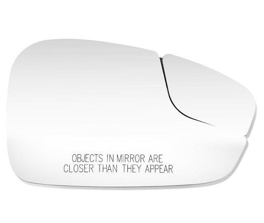 11-19 FORD FIESTA FLAT SIDE MIRROR GLASS PASSENGER RIGHT WITH HEATED GLASS