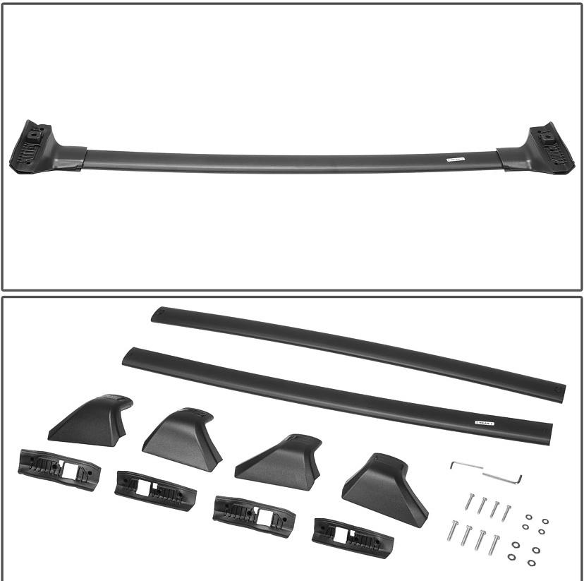 20-24 TOYOTA HIGHLANDER BLACK OEM STYLE CROSS BARS