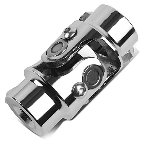 UNIVERSAL STEERING SHAFT U-JOINT SINGLE JOINT,9/16" 26 SPLINE TO 3/4" DD,3.2" LENGTH,MAX 38 DEGREE WORKING ANGEL