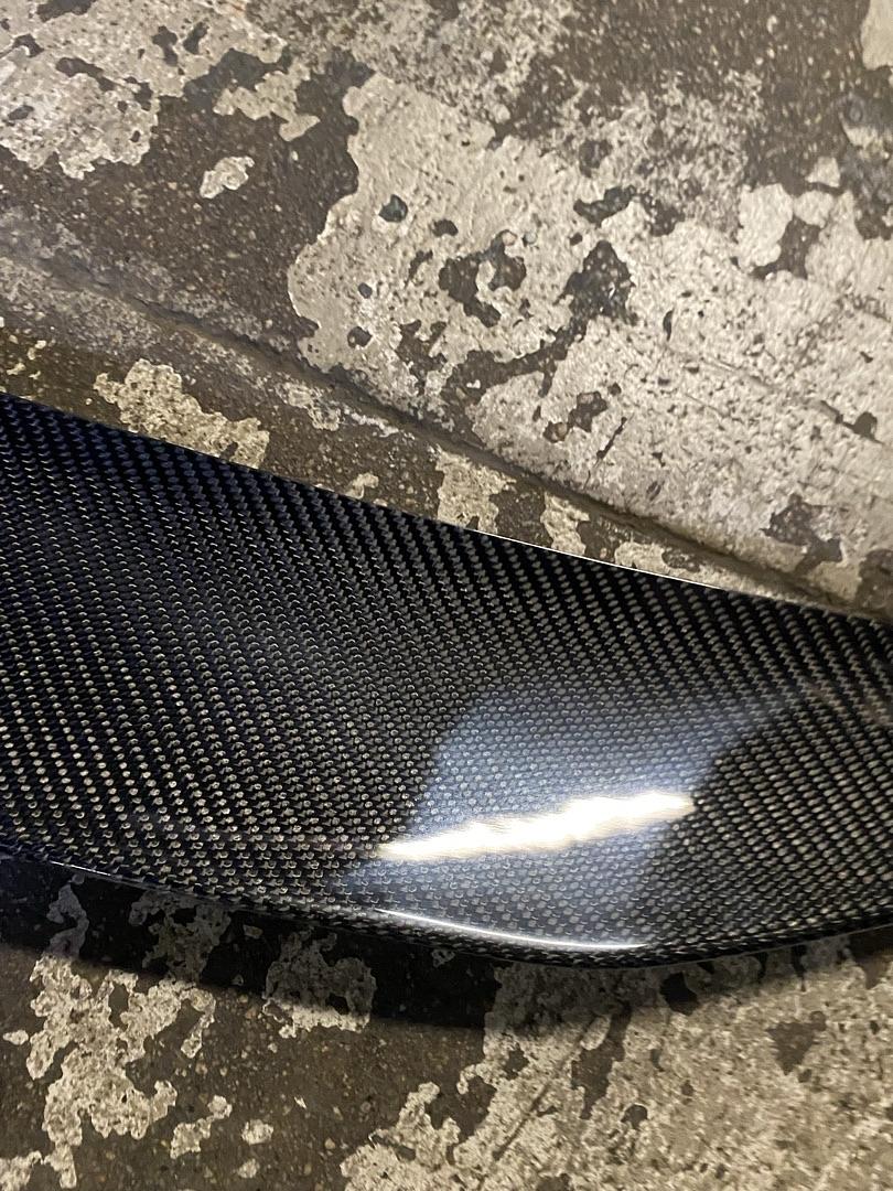 07-13 BMW 3-SERIES M3 COUPE MODELS BLACK CARBON FIBER PSM-STYLE REAR TRUNK LID SPOILER