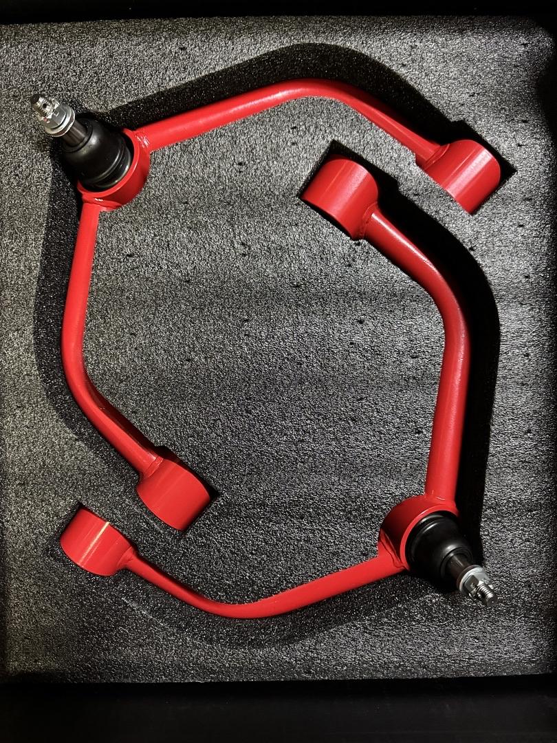 09-18 DODGE RAM 1500,RED FRONT UPPER CONTROL ARMS WITH BALL JOINT