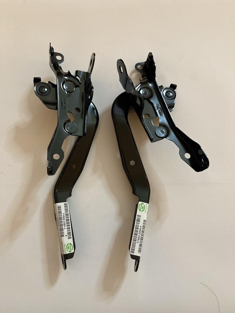 08-15 SCION XB PAIR LEFT AND RIGHT 2PCS BLACL HOOD HINGE HINGES