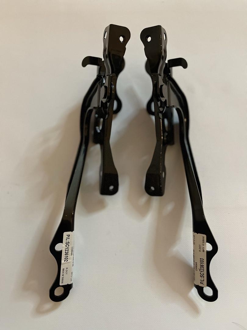 08-15 SCION XB PAIR LEFT AND RIGHT 2PCS BLACL HOOD HINGE HINGES