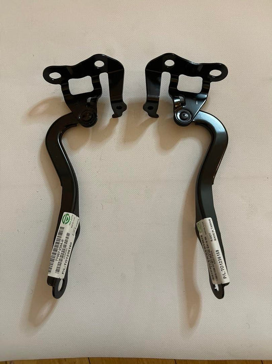 2007-2012 YARIS SEDAN LEFT AND RIGHT PAIR OF HOOD HINGES HINGE BLACK 2PCS