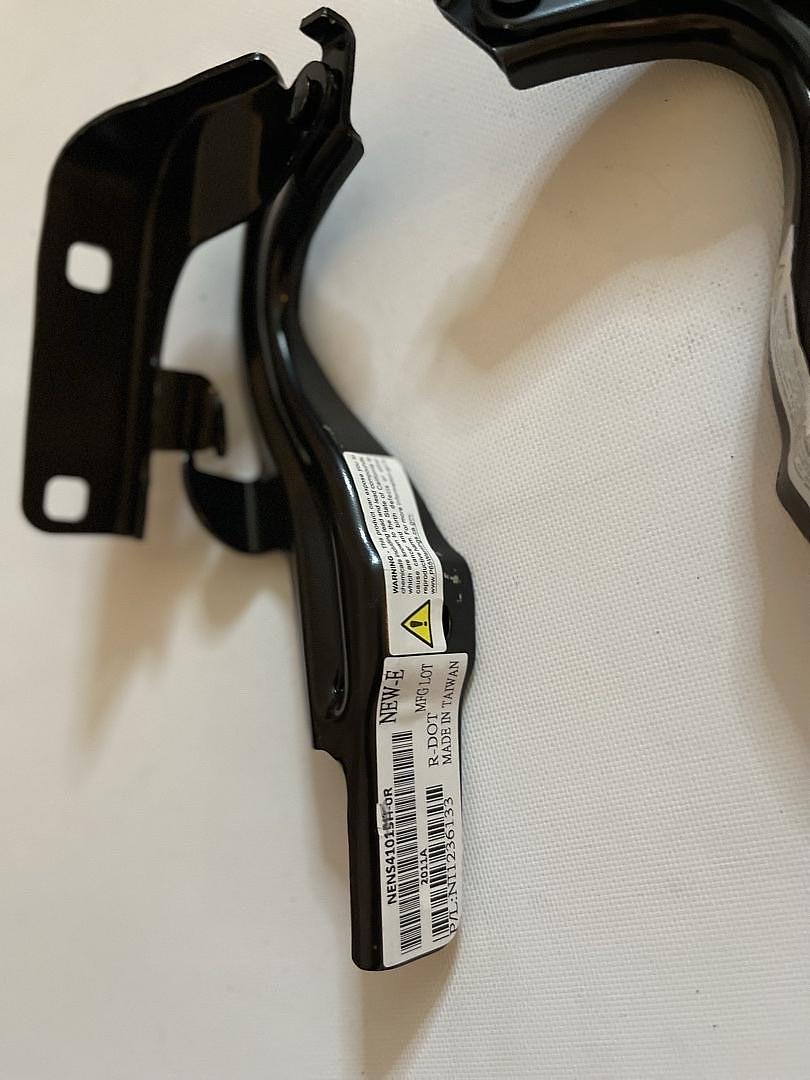 2007-2013 ALTIMA PAIR LEFT AND RIGHT BLACK HOOD HINGES HINGE 2PCS