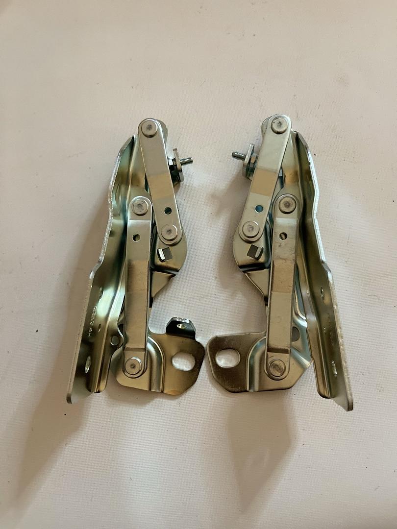 2011-2017 COMPASS PAIR LEFT AND RIGHT 2PCS CHROME HOOD HINGES HINGE