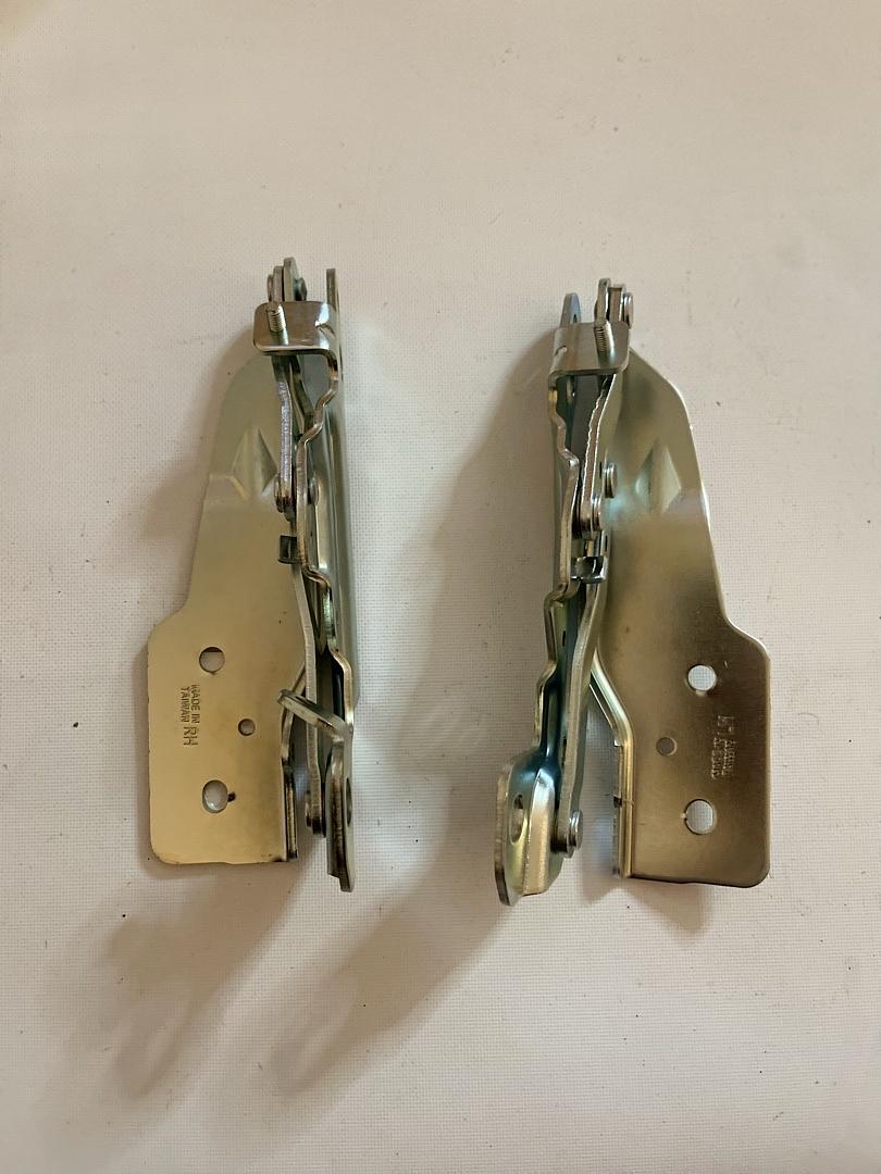 2011-2017 COMPASS PAIR LEFT AND RIGHT 2PCS CHROME HOOD HINGES HINGE