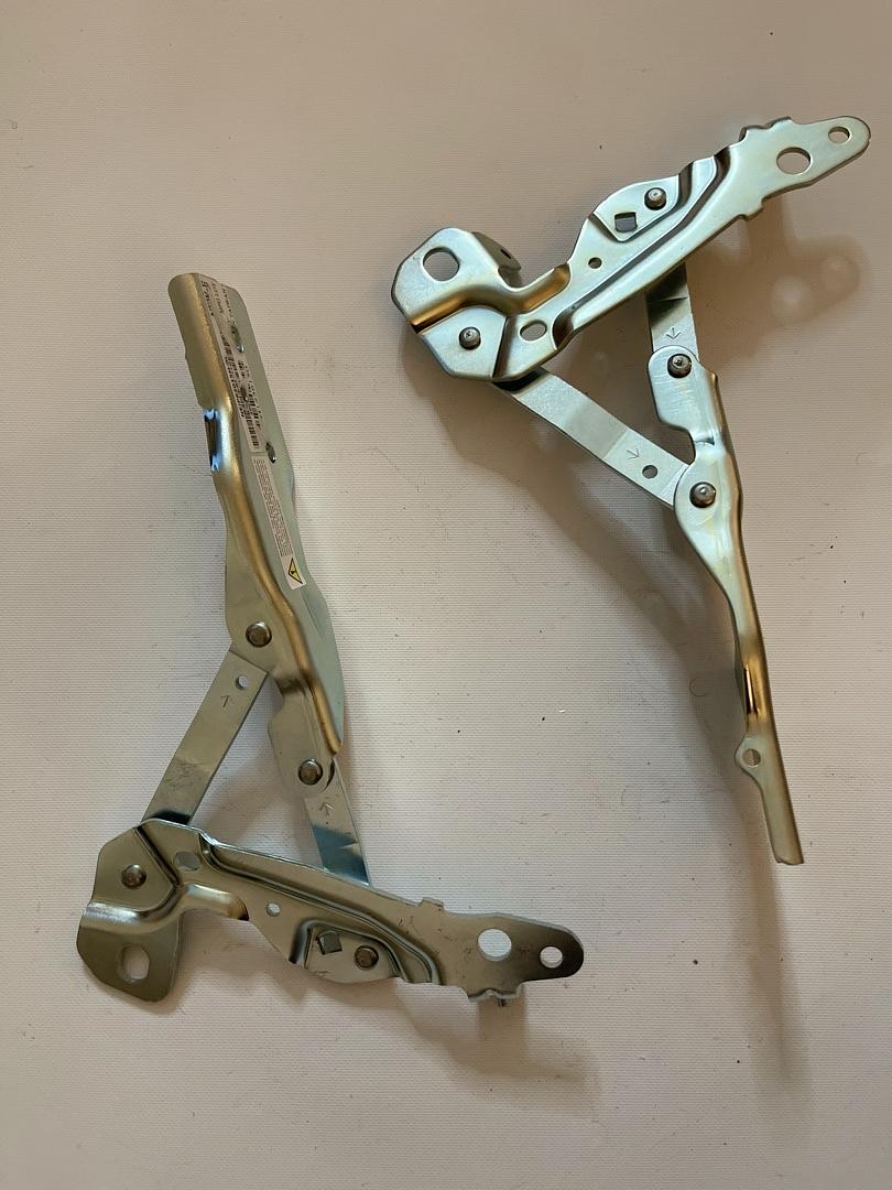 2011-2017 COMPASS PAIR LEFT AND RIGHT 2PCS CHROME HOOD HINGES HINGE
