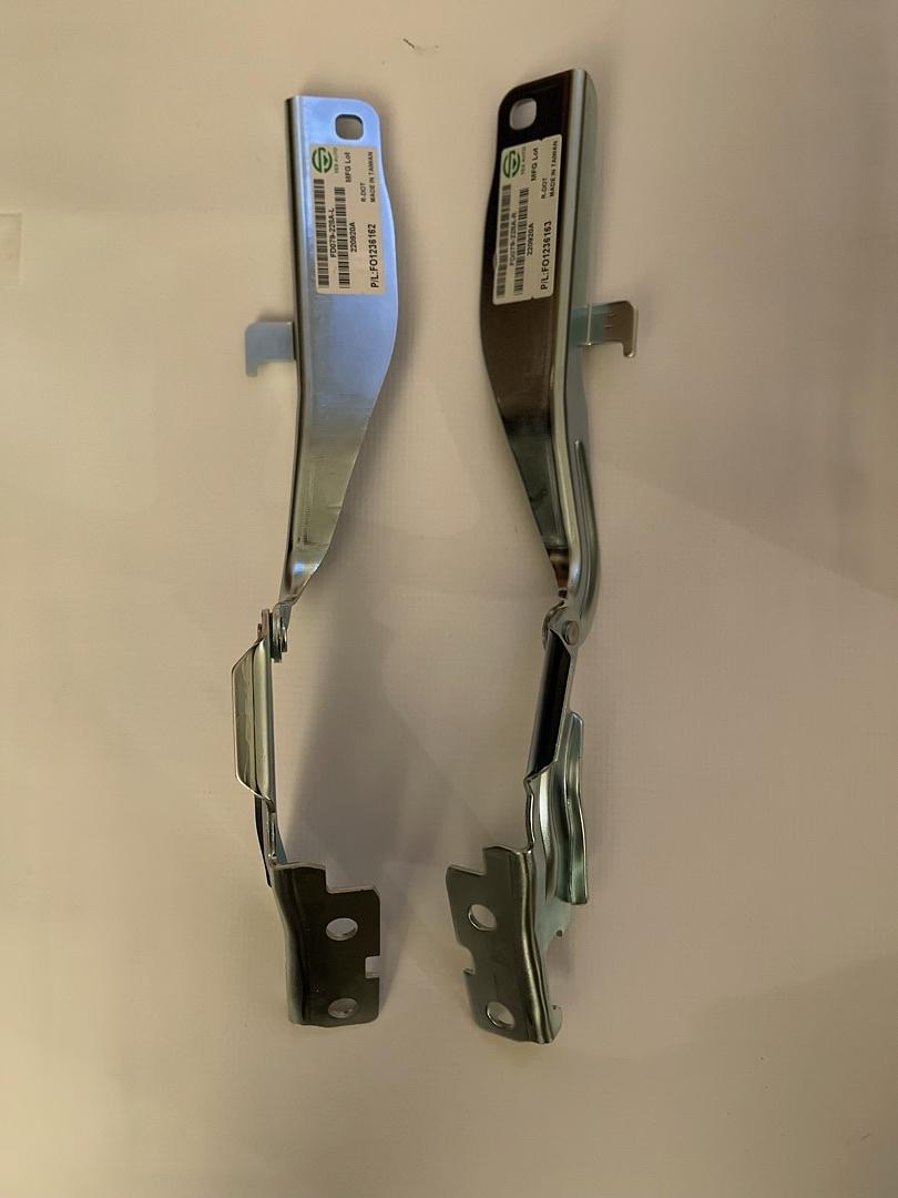 10-19 FORD TAURUS PAIR OF CHROME 2PCS HOOD HINGES