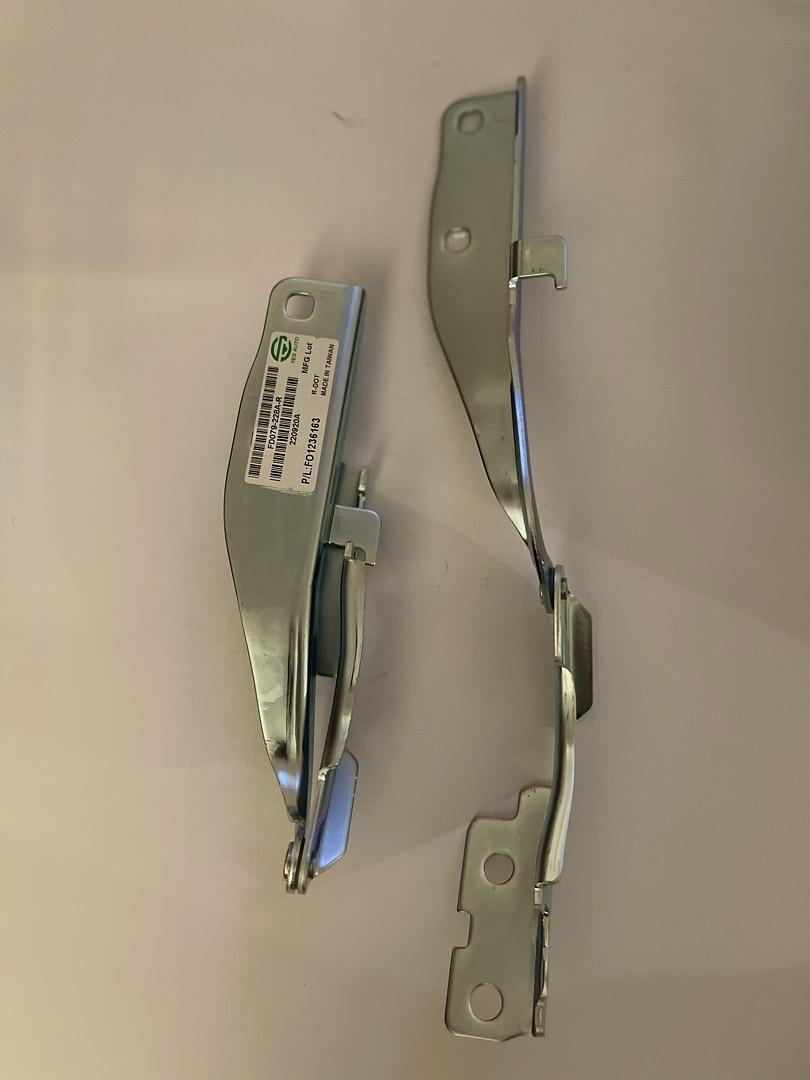 10-19 FORD TAURUS PAIR OF CHROME 2PCS HOOD HINGES