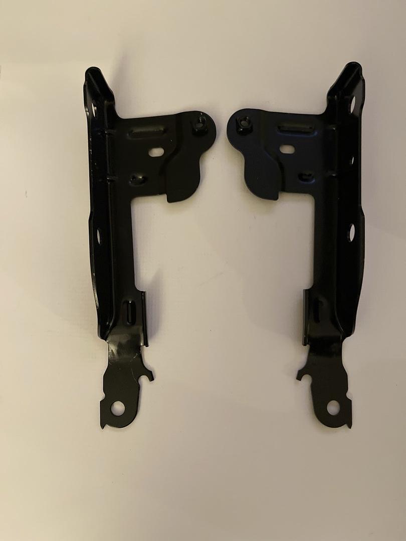 07-13 CHEVY SILVERADO 1500 GMC SIERRA 1500 PAIR OF 2PCS BLACK HOOD HINGES