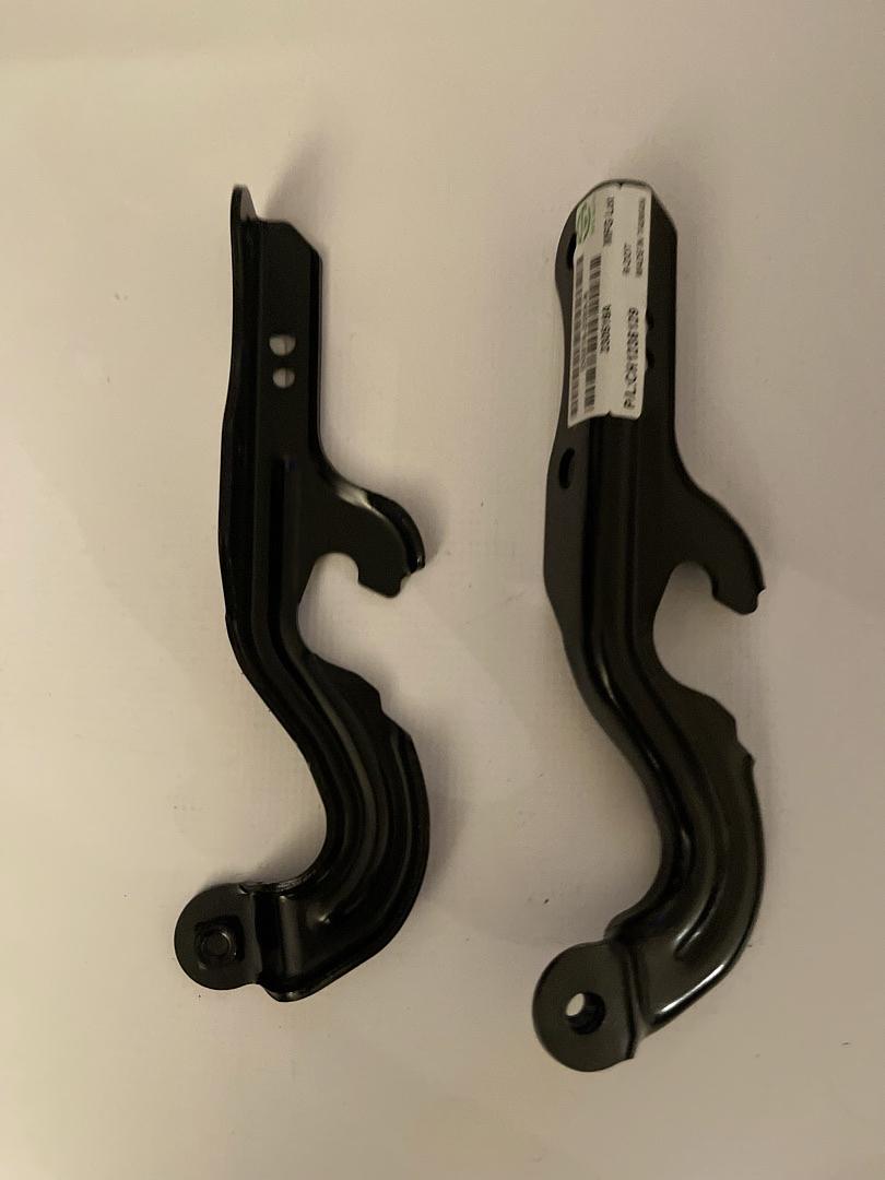 11-22 DODGE DURANGO PAIR OF HOOD HINGES 2PCS BLACK
