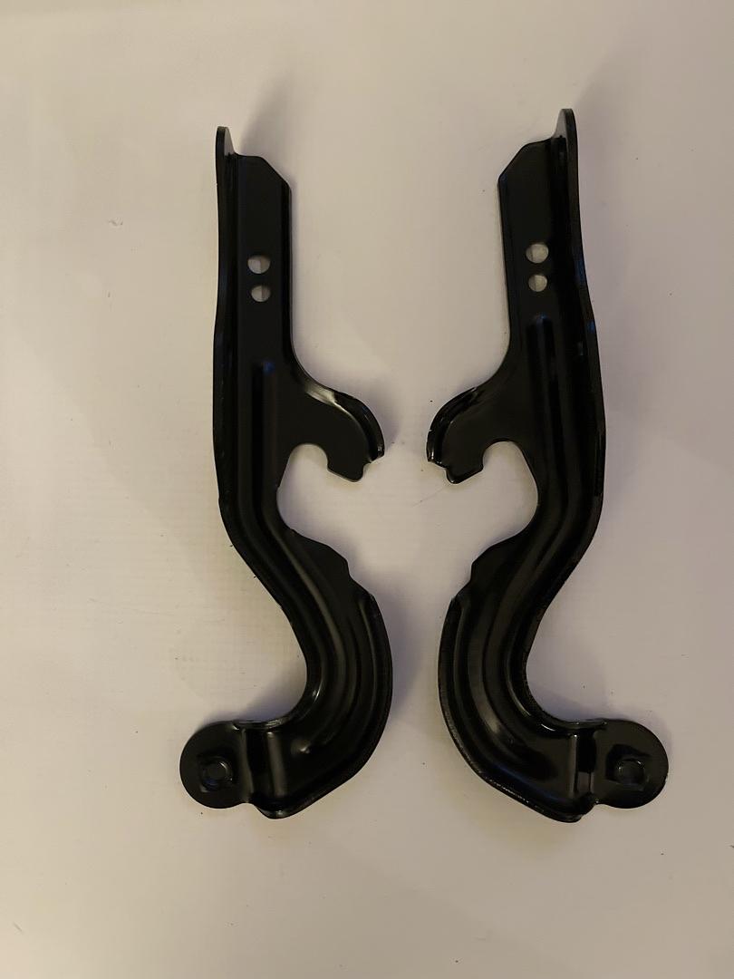 11-22 DODGE DURANGO PAIR OF HOOD HINGES 2PCS BLACK