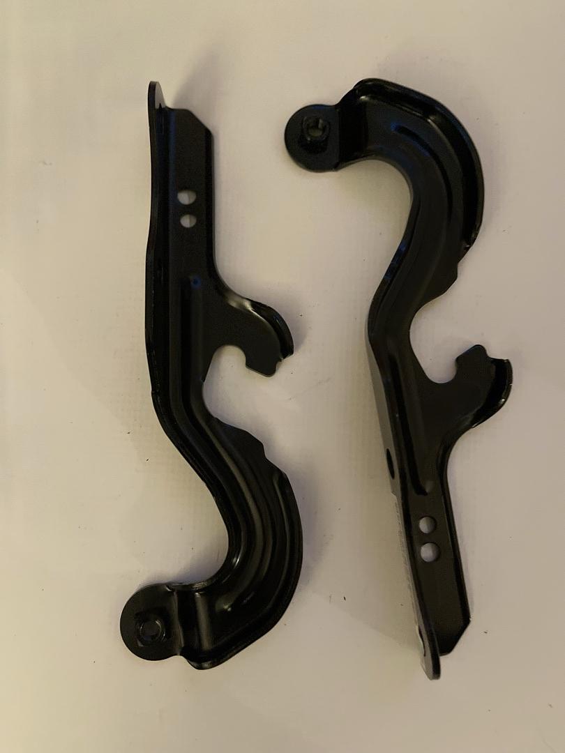 11-22 DODGE DURANGO PAIR OF HOOD HINGES 2PCS BLACK