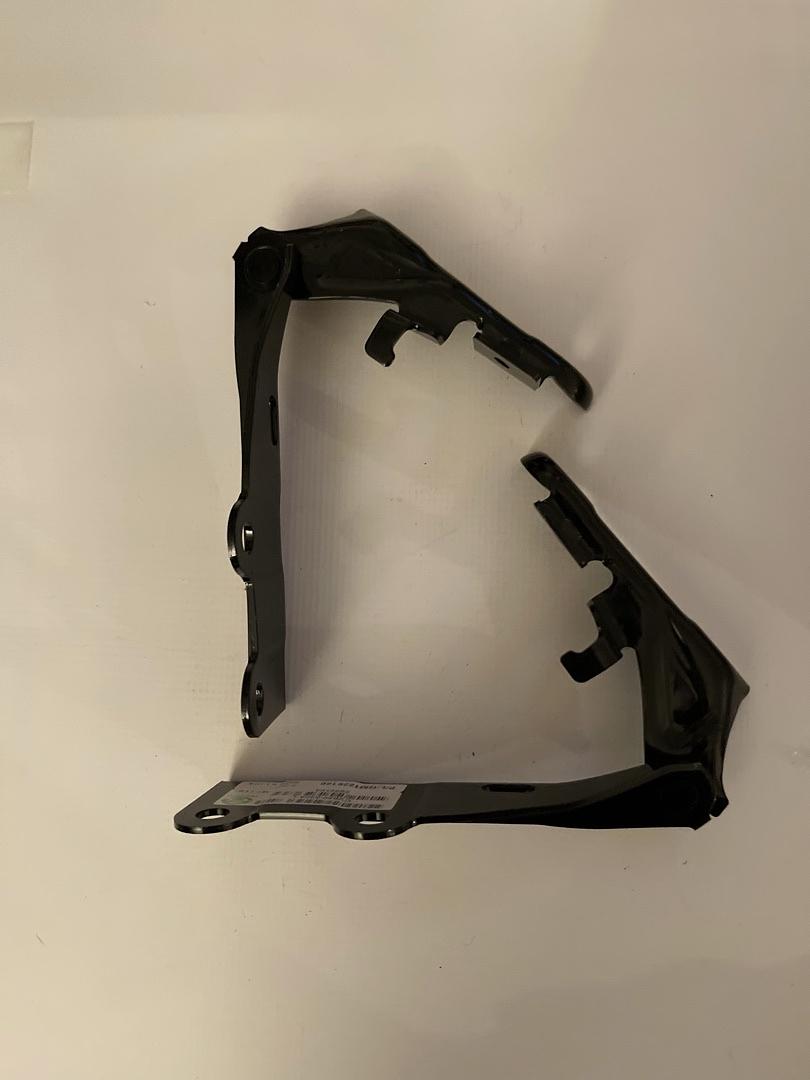 04-12 CHEVY COLORADO PAIR OF HOOD HINGES 2PCS BLACK