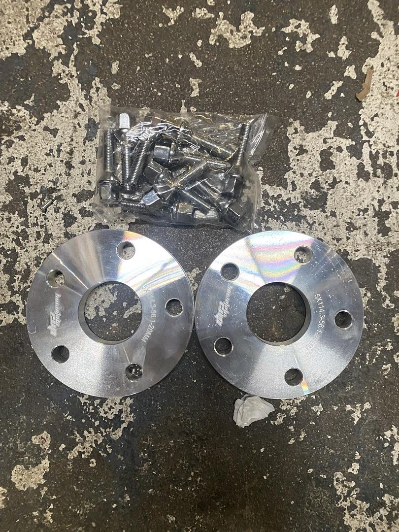 5X114.3-56. 1-20MM M12X1.5 2PCS WHEEL SPACERS FOR TOYOTA FORD NISSAN