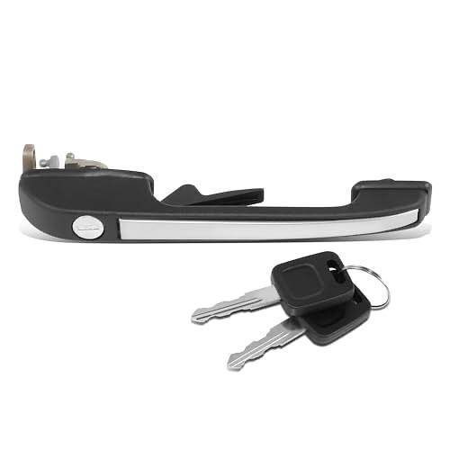 84-88 AUDI 5000/86-88 5000 QUATTRO FRONT PASSENGER SIDE OUTER DOOR HANDLE, W/KEY SET