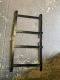 PAIR OF LOW MOUNT TENSILE STEEL SEAT BRACKETS (BLACK)