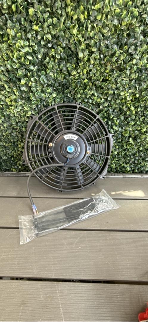 10 Inch High Performance Electric Cooling Slim Radiator Fan with Mount Kit