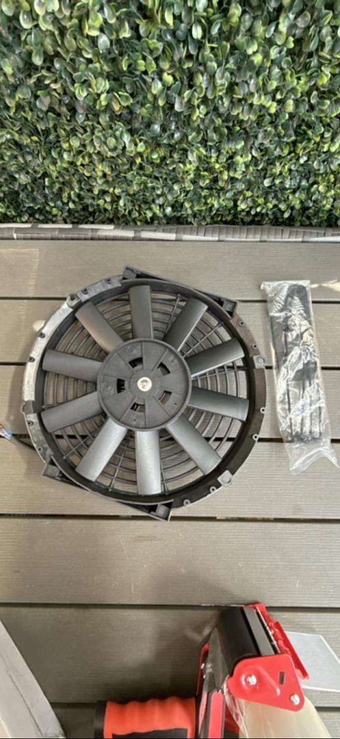 10 Inch High Performance Electric Cooling Slim Radiator Fan with Mount Kit