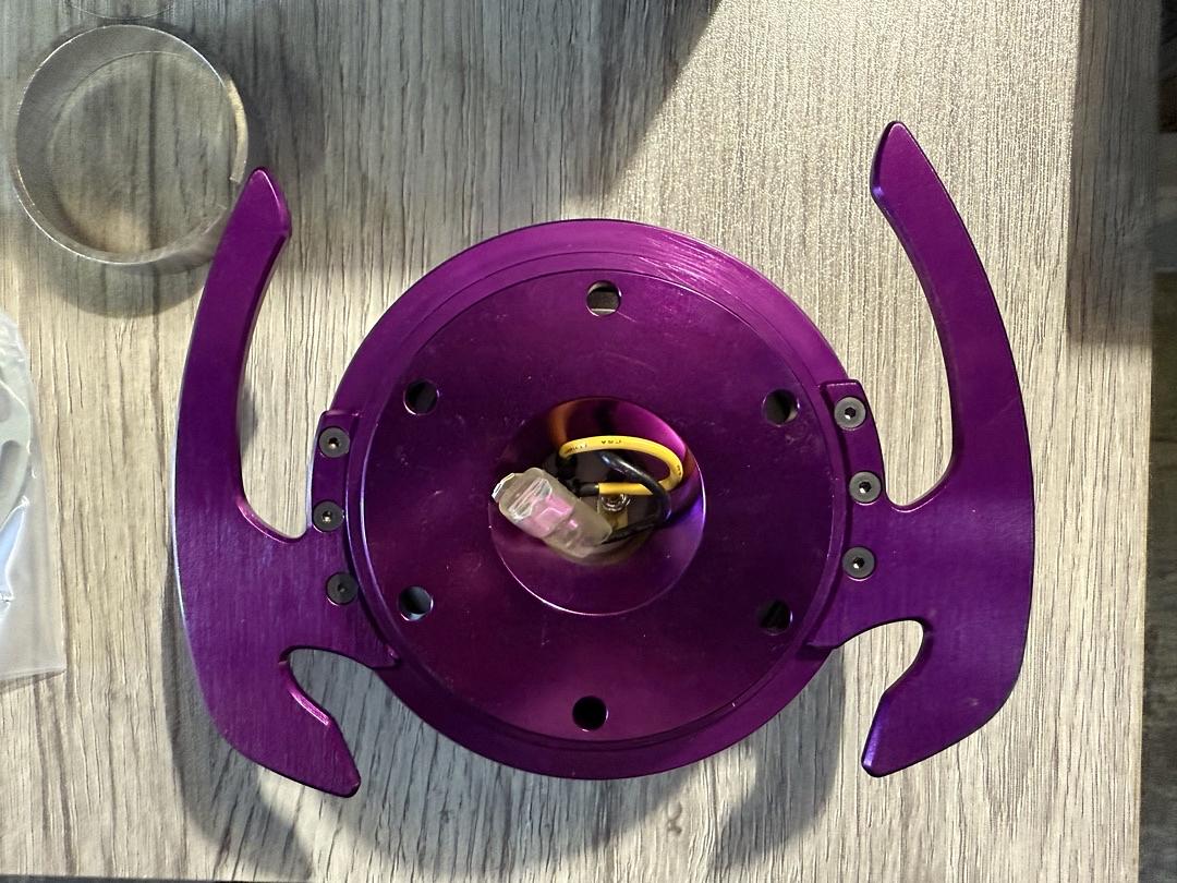 NRG QUICK RELEASE KIT GEN 4.0 - PURPLE BODY / PURPLE RING W/ HANDLES
