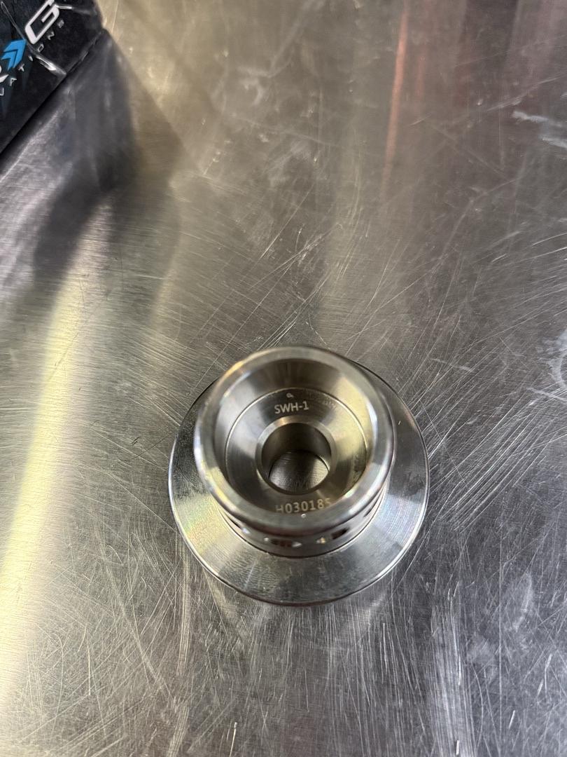 STEERING WHEEL STAINLESS STEEL SHORT HUB SRK-SWH UNIVERSAL 3/4" DIAMETER