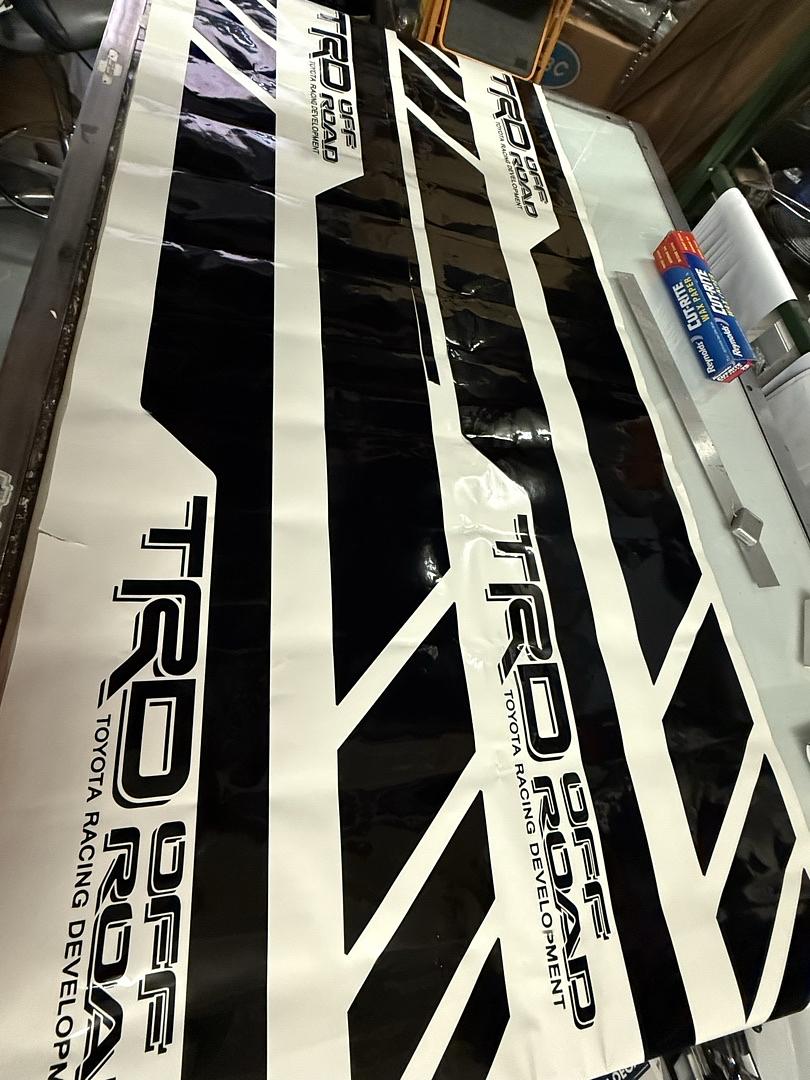 Toyota Tacoma TRD Off Road Black 4 Door Crew And Ext Cab Vinyl Sticker