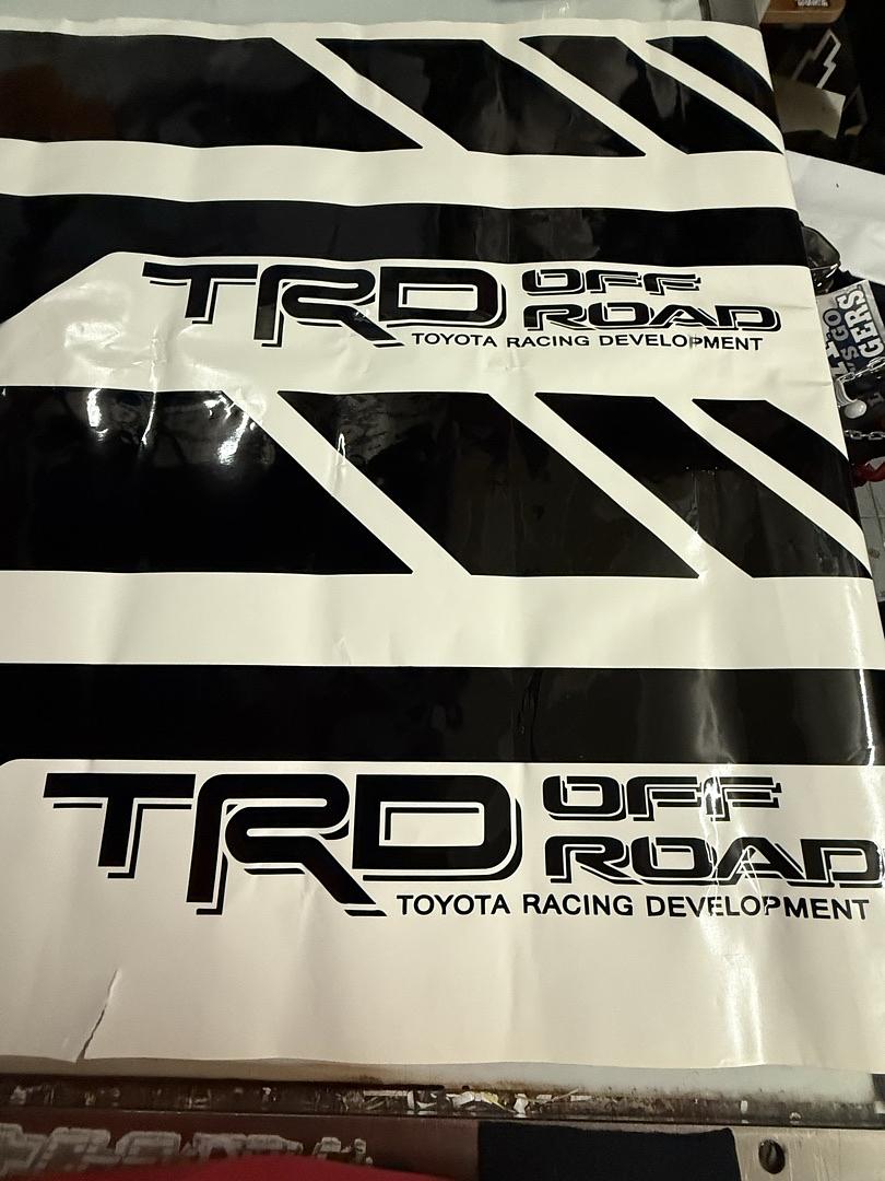 Toyota Tacoma TRD Off Road Black 4 Door Crew And Ext Cab Vinyl Sticker