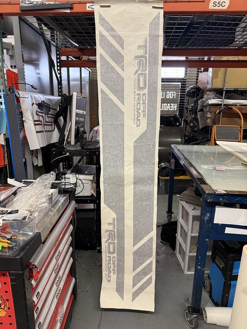 Toyota Tacoma TRD Off Road Black 4 Door Crew And Ext Cab Vinyl Sticker