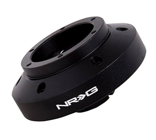 RACING STYLE, STEERING WHEEL QUICK RELEASE SHORT HUB ADAPTER, 6 X 70MM BOLT PATTERN, BLACK BODY NRG INNOVATIONS