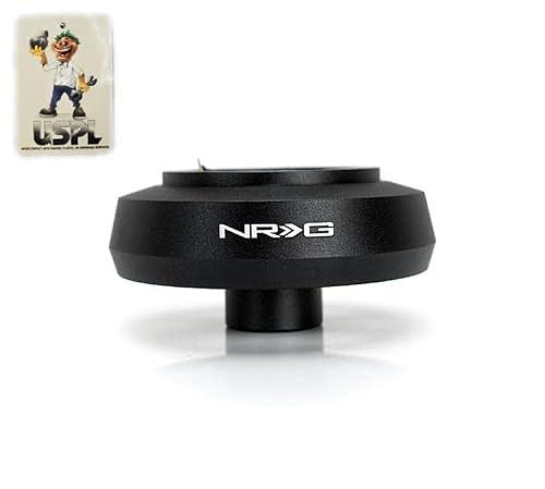NRG INNOVATIONS SHORT HUB STEERING WHEEL ADAPTER 6-BOLT ALUMINUM STEERING WHEEL QUICK RELEASE HUB ADAPTE