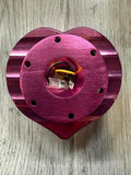 NRG HEART SHAPE QUICK RELEASE 2.5" DEPTH PINK BODY / PINK HEART RING