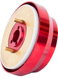 RACING STYLE STEERING WHEEL QUICK RELEASE SHORT HUB ADAPTER, 6 X 70MM BOLT PATTERN, RED BODY
