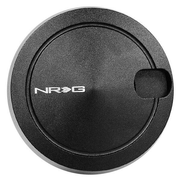 STEERING WHEEL VERSION 2 QUICK RELEASE SHORT HUB ADAPTER WITH MOUNTING BOLTS, QUICK LOCK W/FREE SPIN BLACK