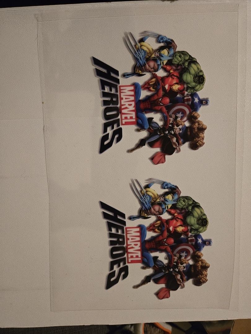 Marvel Heroes UV Sticker