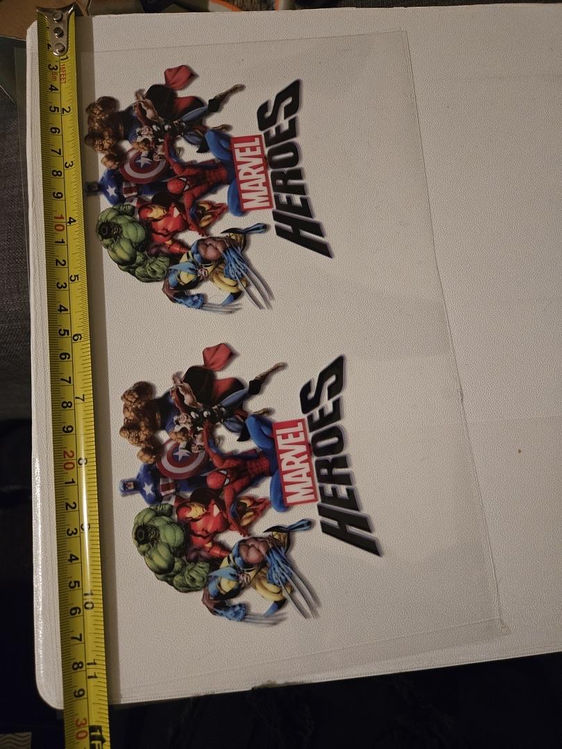 Marvel Heroes UV Sticker