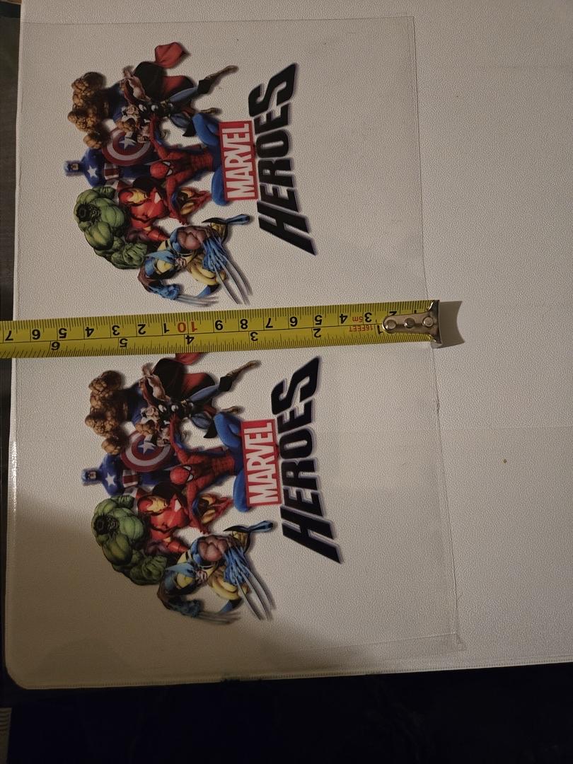 Marvel Heroes UV Sticker