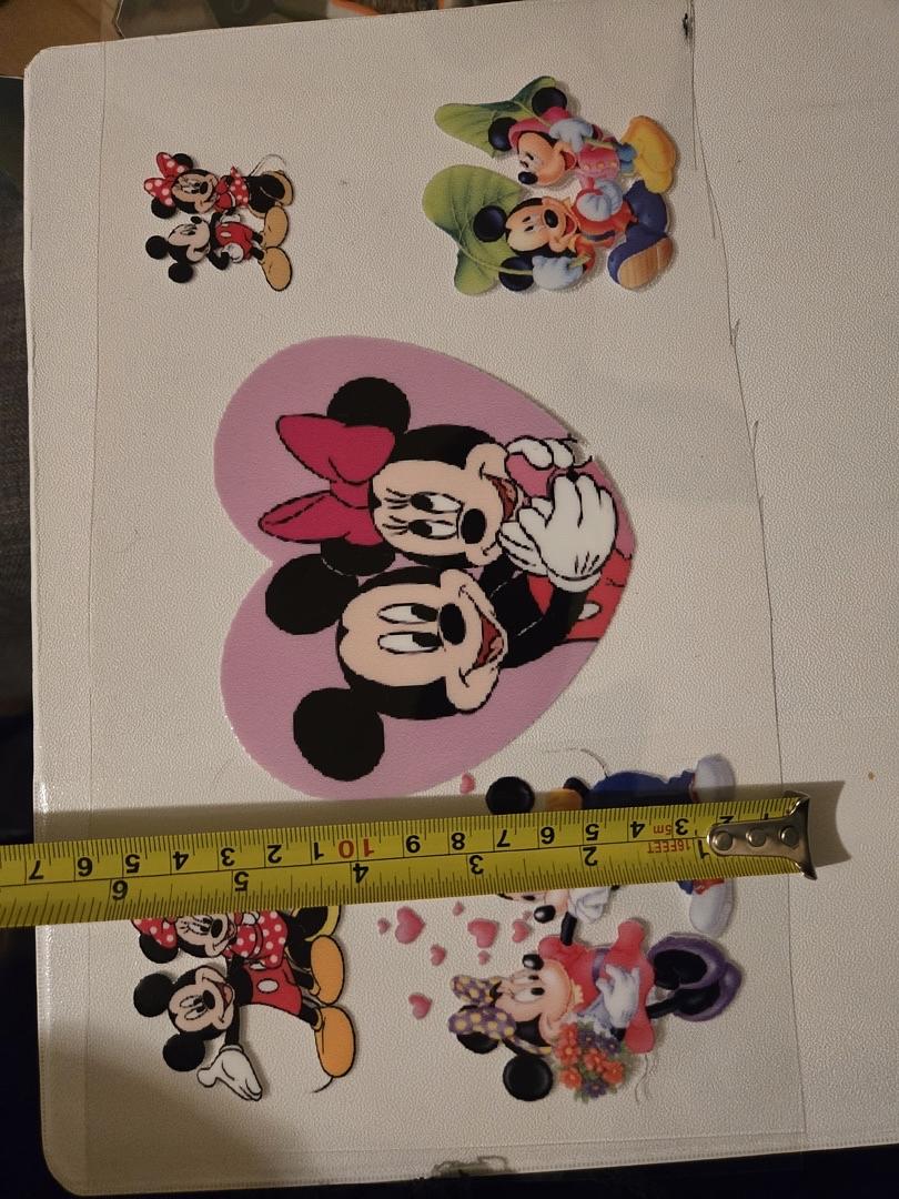 Mickey & Minnie UV Sticker