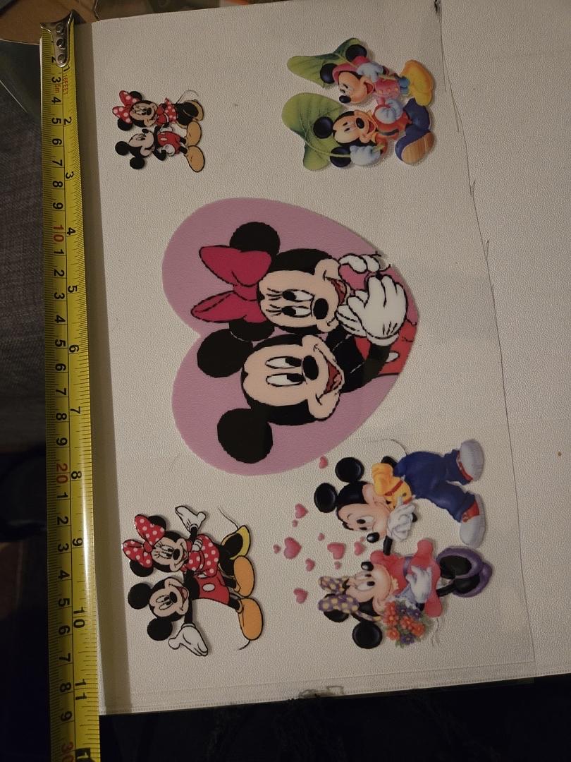 Mickey & Minnie UV Sticker