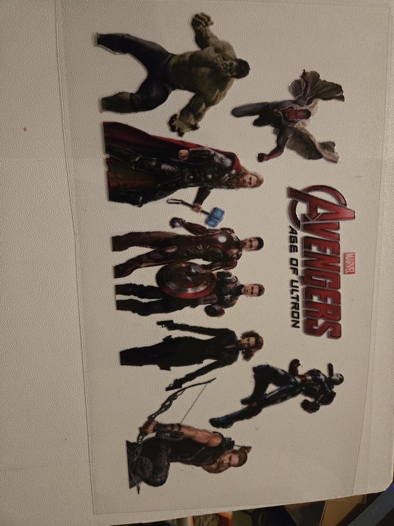 Avengers # 1 UV Sticker