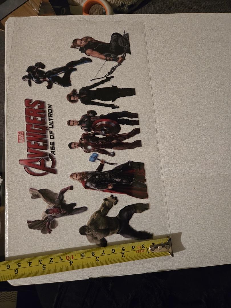 Avengers # 1 UV Sticker