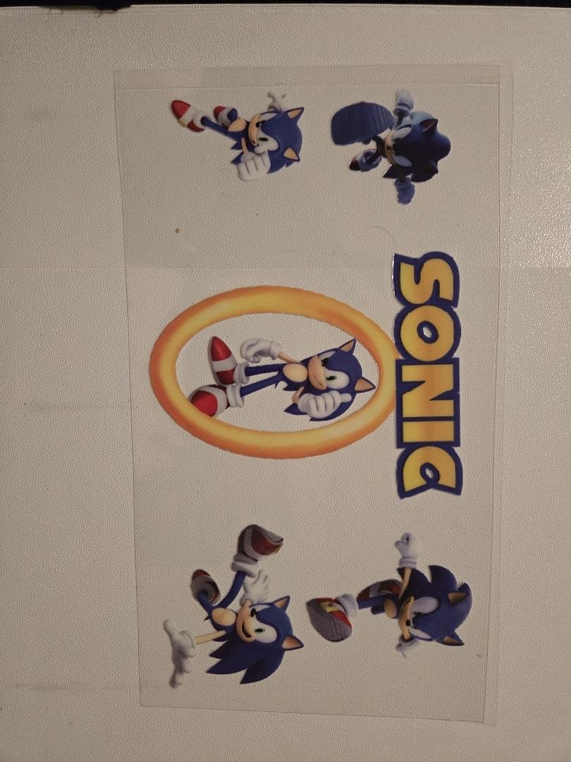 Sonic UV Sticker