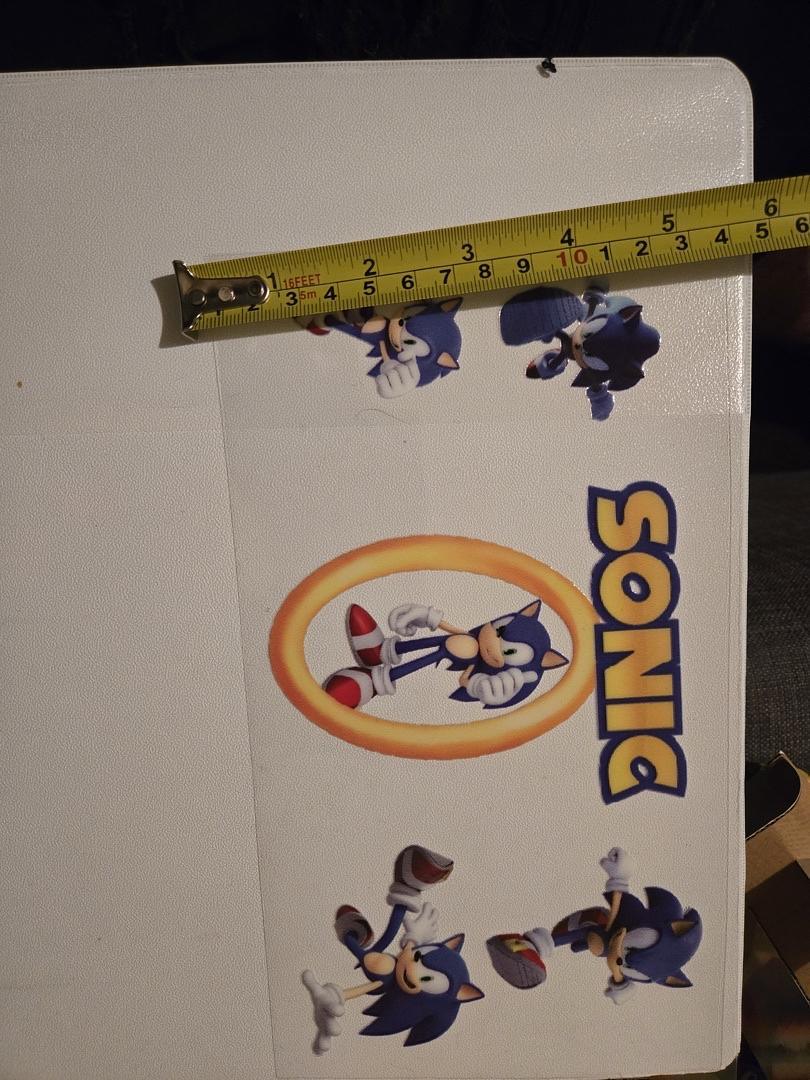 Sonic UV Sticker