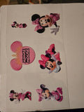Minnie Mouse Pink UV Sticker