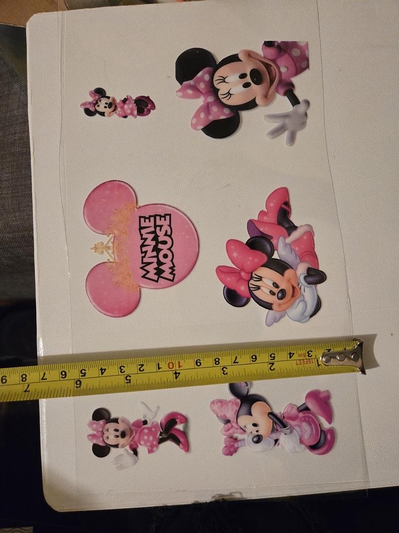 Minnie Mouse Pink UV Sticker