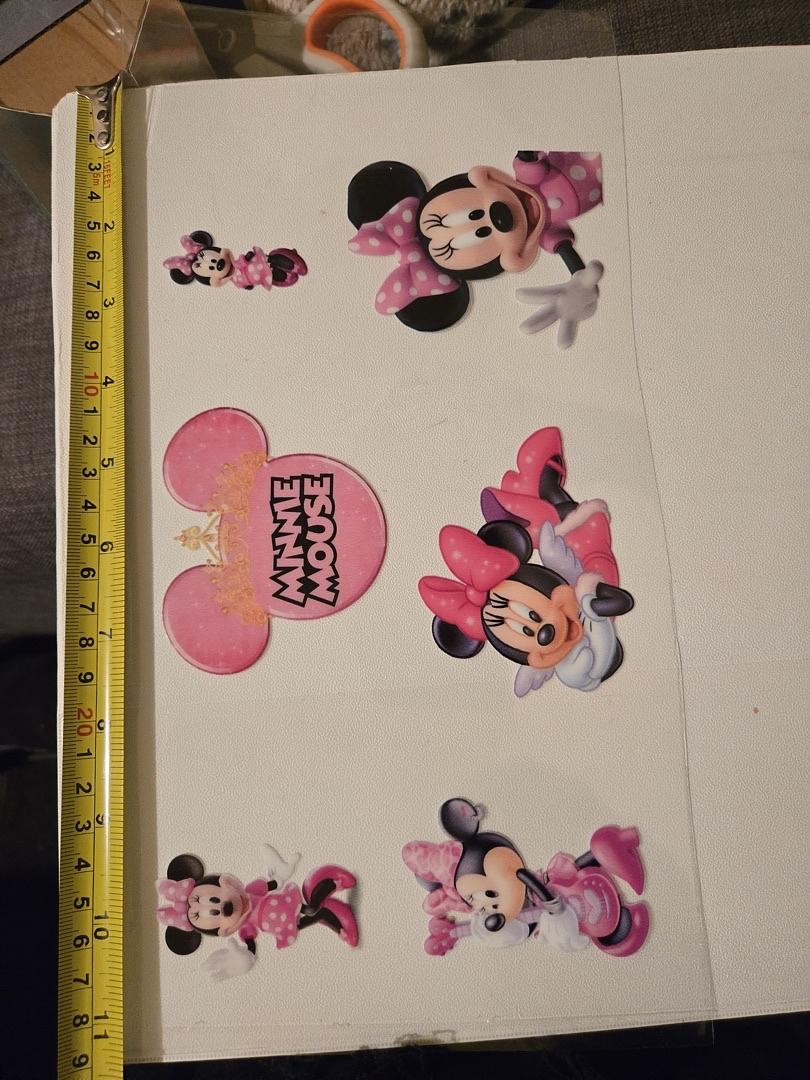 Minnie Mouse Pink UV Sticker