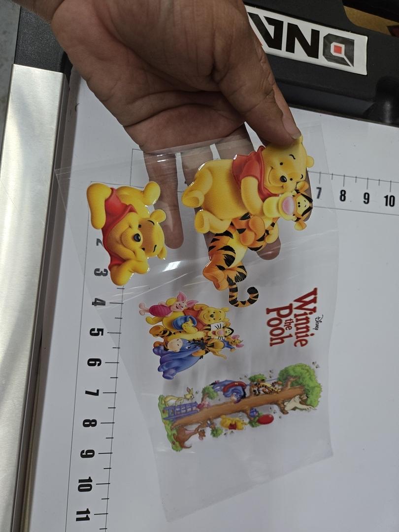 Winnie The Poon UV Sticker