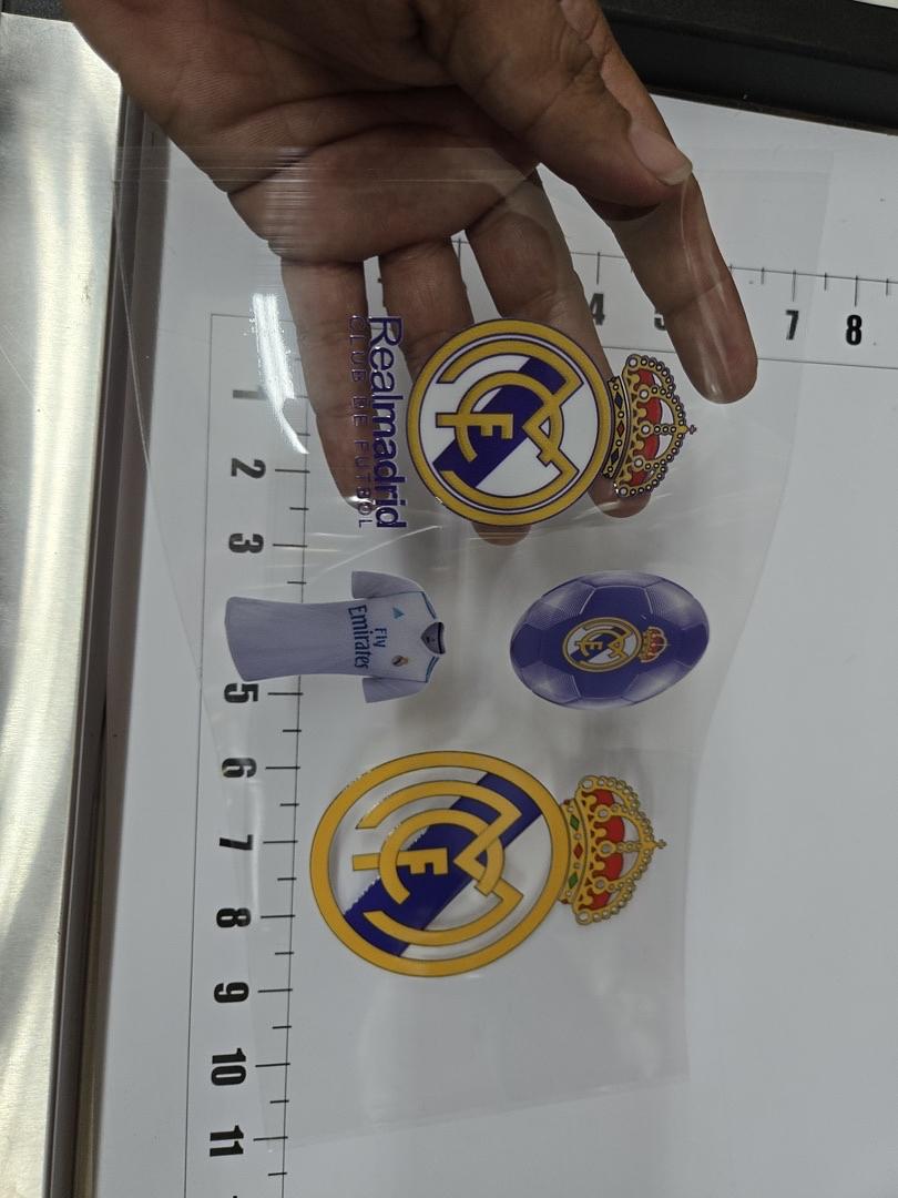 Real Madrid UV Sticker